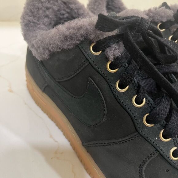 Nike Air Force 1 Black Thunder Grey Gum - Picture 6 of 12